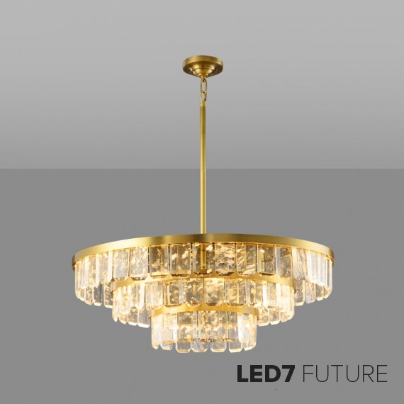 Loft Industry Modern - Wow 3Row Chandelier